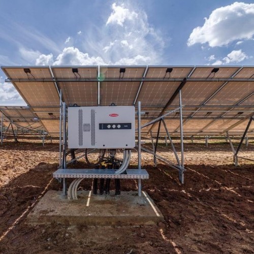 Montaj  panouri potovoltaice Off Grid la sol - Panouri Fotovoltaice