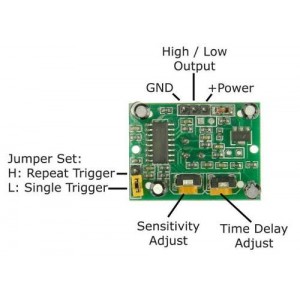 Senzor PIR 12V-24V DC Arduino Senzor PIR 12V-24V DC Arduino - Panouri Fotovoltaice