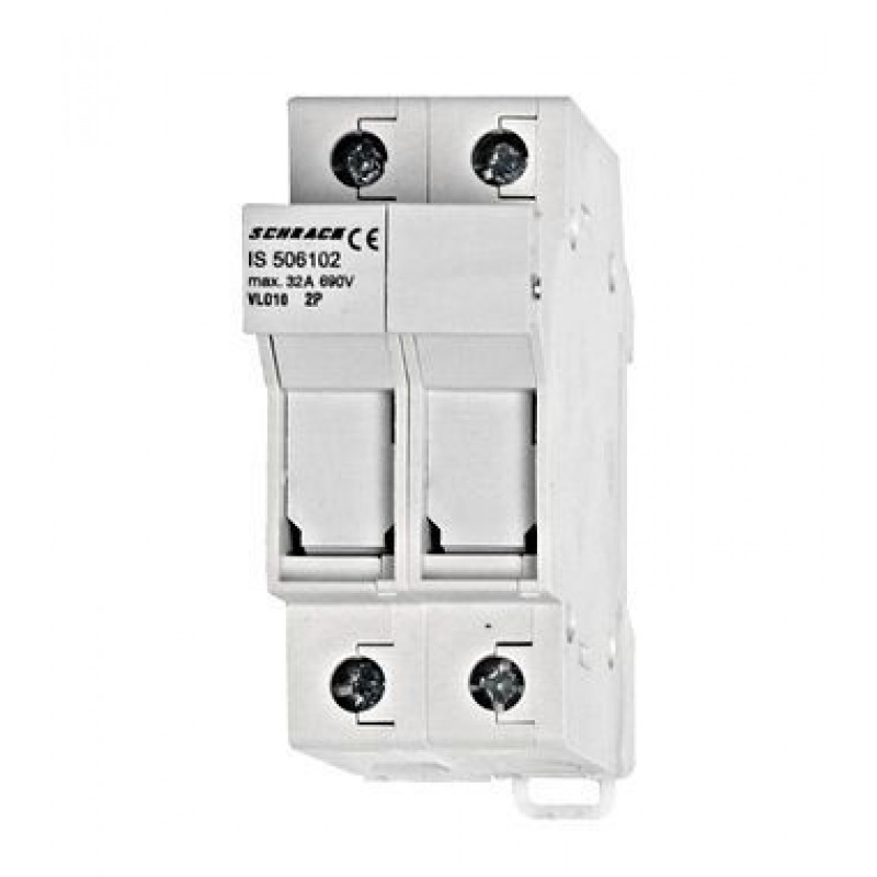 Separator sigurante ceramice fuzibile 2P 1000V Separator sigurante ceramice fuzibile 2P 1000V - Panouri Fotovoltaice