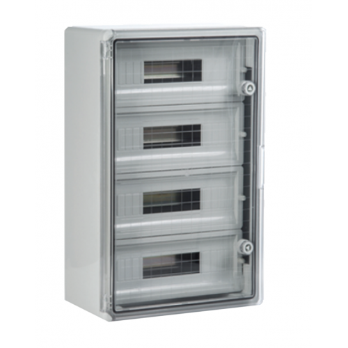 Panou Electric cu usa transparenta din Policarbonat  40x60x20 15x4 sigurante