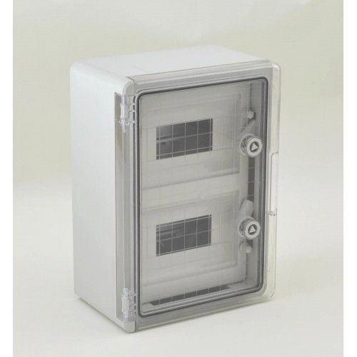 Panou Electric cu usa transparenta din Policarbonat  25x35x15  8x2 sigurante