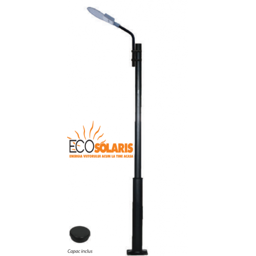 Stalp  de iluminat cu brat 50W 3m 1L/C