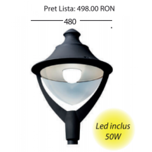 Corp de iluminat Beppe 400 50W - Panouri Fotovoltaice