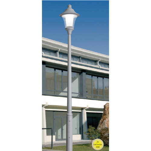 Stalp  de iluminat Remo gri 50W 4 m 