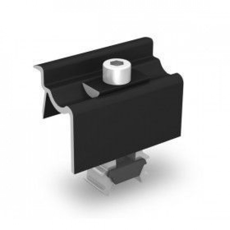 Clema universala panouri fotovoltaice finala K2 Clema universala panouri fotovoltaice finala K2 negru - Panouri Fotovoltaice