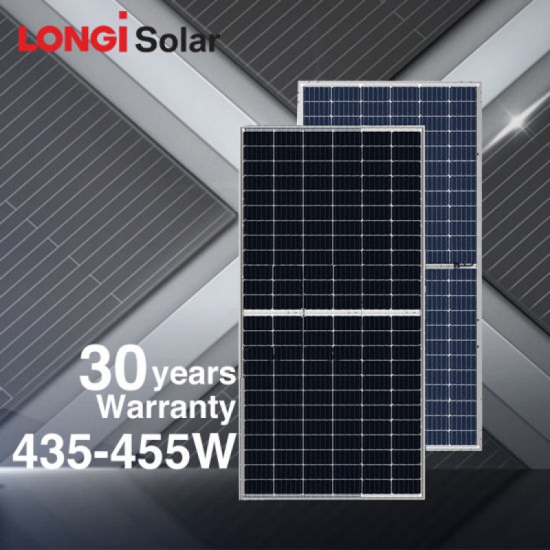 Panou Fotovolatic LONGi Bifacial Monocristalin 445 Wp LR8-48HGD-445M Panou Fotovolatic LONGi Bifacial Monocristalin 445 Wp LR8-48HGD-445M - Panouri Fotovoltaice