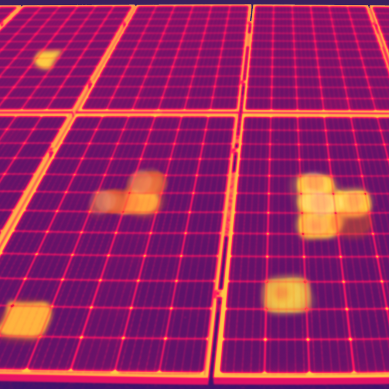 Servicii scanare a panourilor fotovoltaice cu drona termoviziune ir Servicii scanare a panourilor fotovoltaice cu drona termoviziune ir - Panouri Fotovoltaice