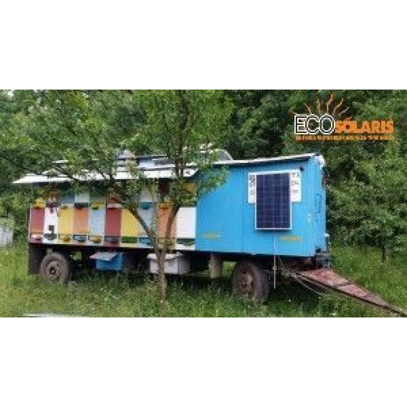 Sistem fotovoltaic apicol 810 Wp 24V Off Grid / 4 KWh zi Sistem fotovoltaic apicol 1.5 Wp 24V Off Grid / 7 KWh zi - Panouri Fotovoltaice