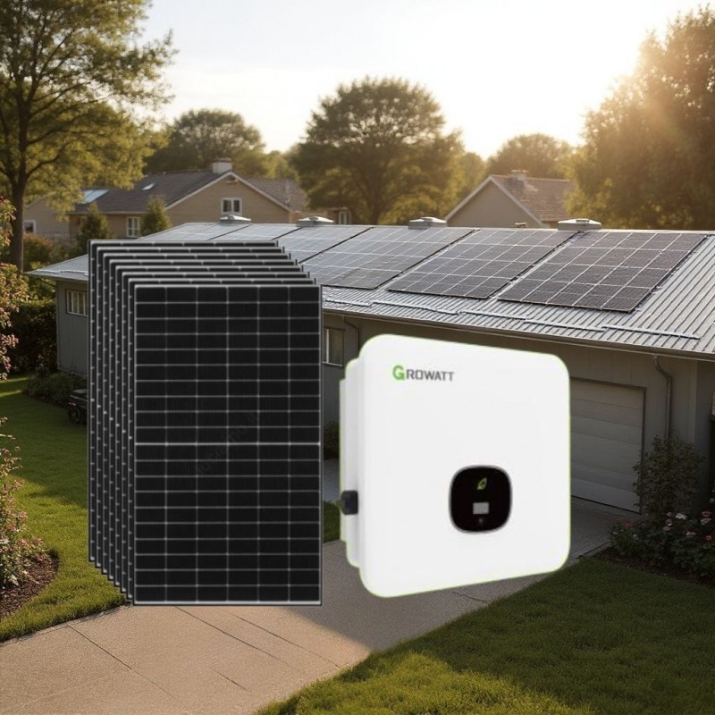 Pachet Fotovoltaic promotional 10kW Growatt trifazat Pachet Fotovoltaic promotional 10kW Growatt trifazat - Panouri Fotovoltaice