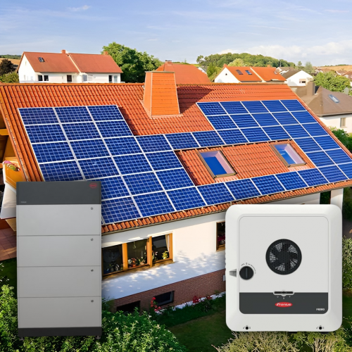 Kit Solar Fotovoltaic Monofazat 6 kWp - Fronius Primo GEN24 + BYD - Panouri Fotovoltaice