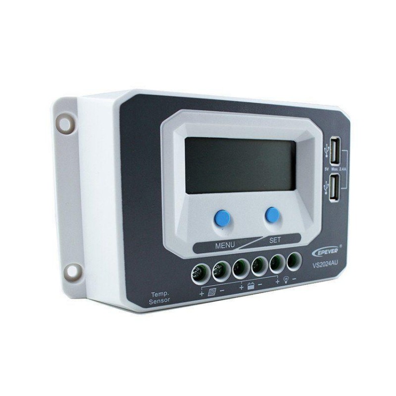 Controler Solar PWM VS2024AU 20A 12V 24V Controler Solar PWM VS2024AU 20A 12V 24V - Panouri Fotovoltaice