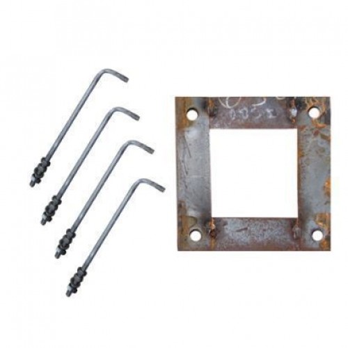 Set 4 Prezoane Stalp M10 stalpi 3m -6m galvanizat - Panouri Fotovoltaice