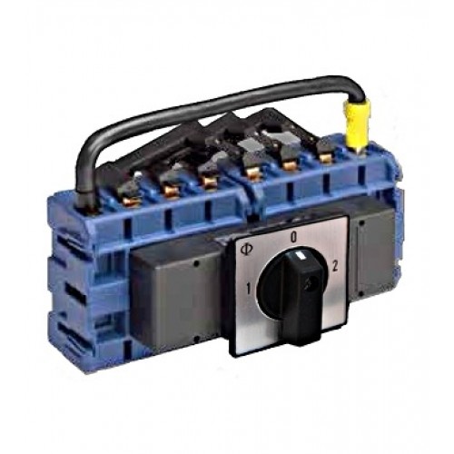 Comutator modular 4-poli, 63A, 22kW, 1-0-2 Schrack - Panouri Fotovoltaice