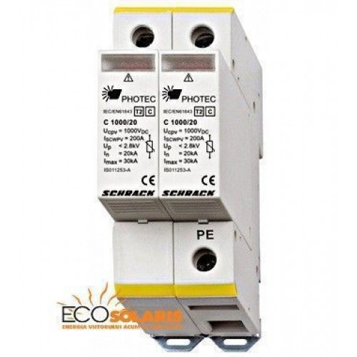 Descarcator Fotovoltaice Schrack Photech C 1000V 20kA - Panouri Fotovoltaice