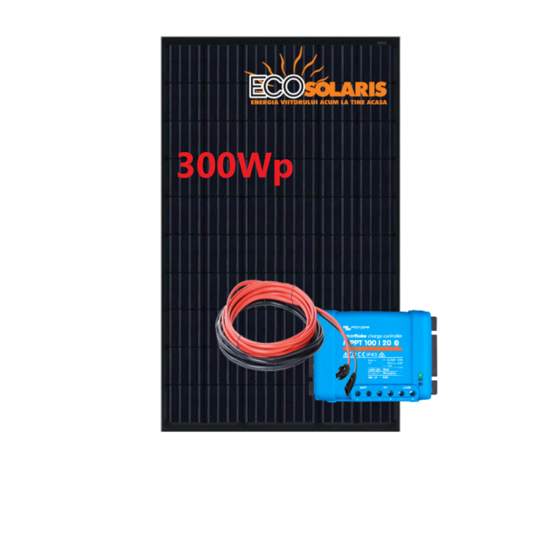 Set Panou fotovoltaic 300W monocristalin - Controler solar MPPT Victron 100/20 Set Panou fotovoltaic 300W monocristalin - Controler solar MPPT Victron 100/20 - Panouri Fotovoltaice