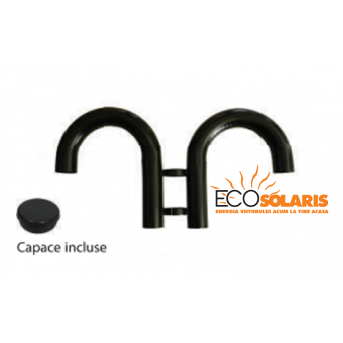 Sistem 2J 42 mm negru - Panouri Fotovoltaice