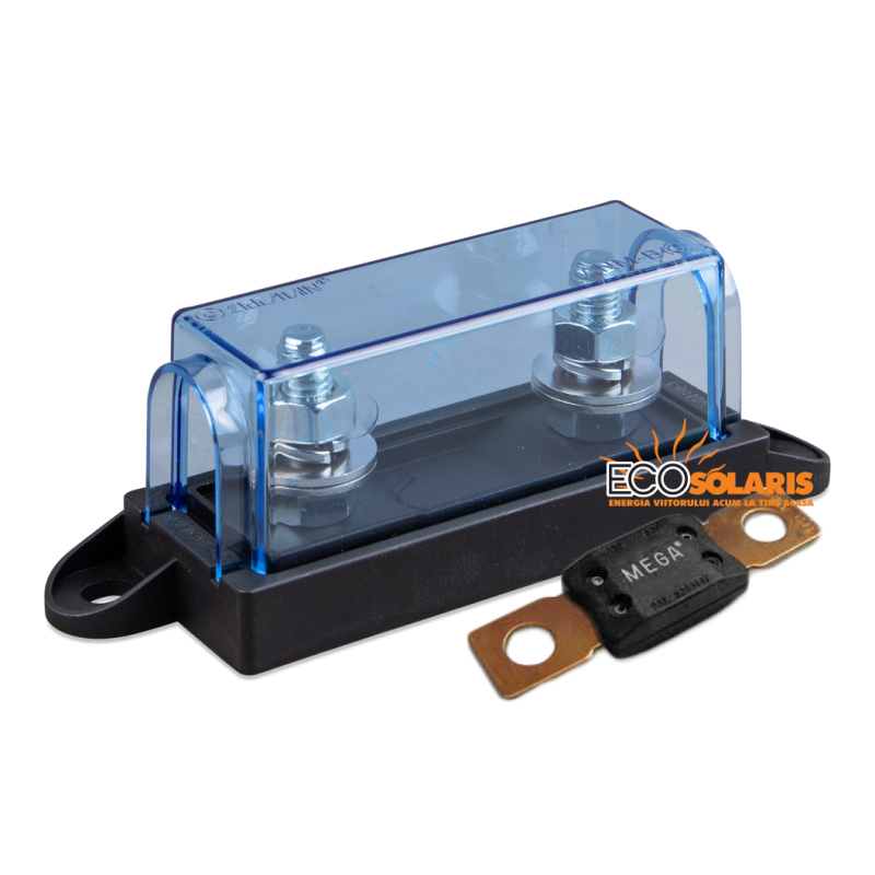 Mega Fuse si Suport Protectie Victron Energy 100A 12V / 24V / 48V Mega Fuse si Suport Protectie Victron Energy 100A 12V / 24V / 48V - Panouri Fotovoltaice