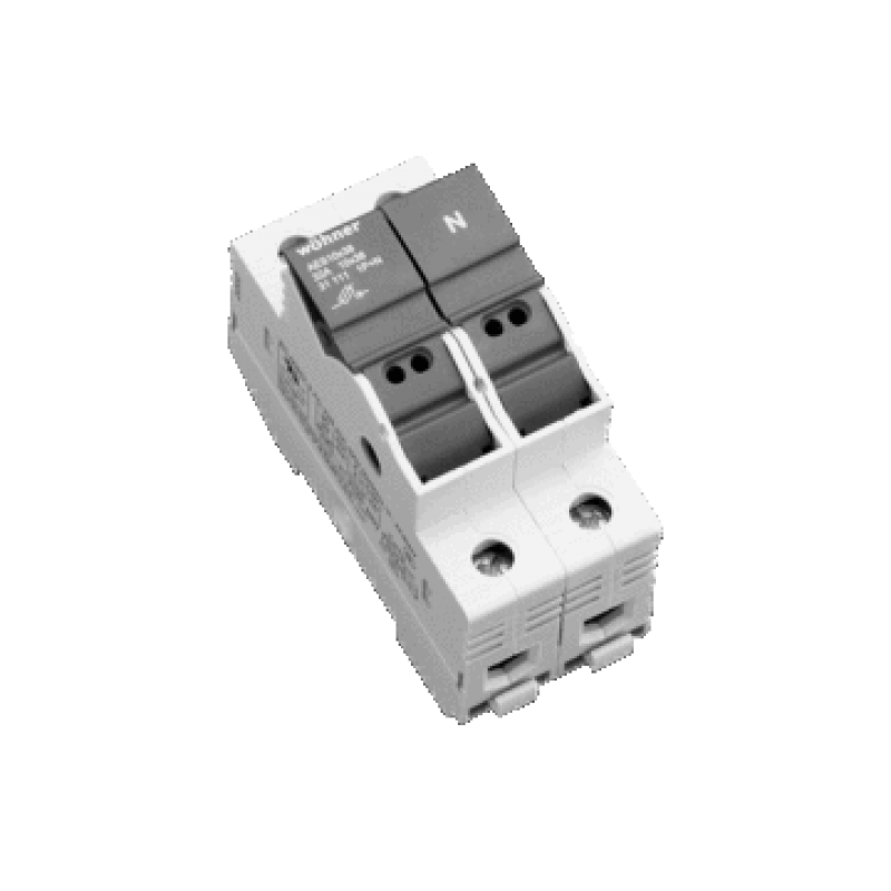 Separator sigurante ceramice fuzibile WOHNER 2P 1000V Separator sigurante ceramice fuzibile WOHNER 2P 1000V - Panouri Fotovoltaice