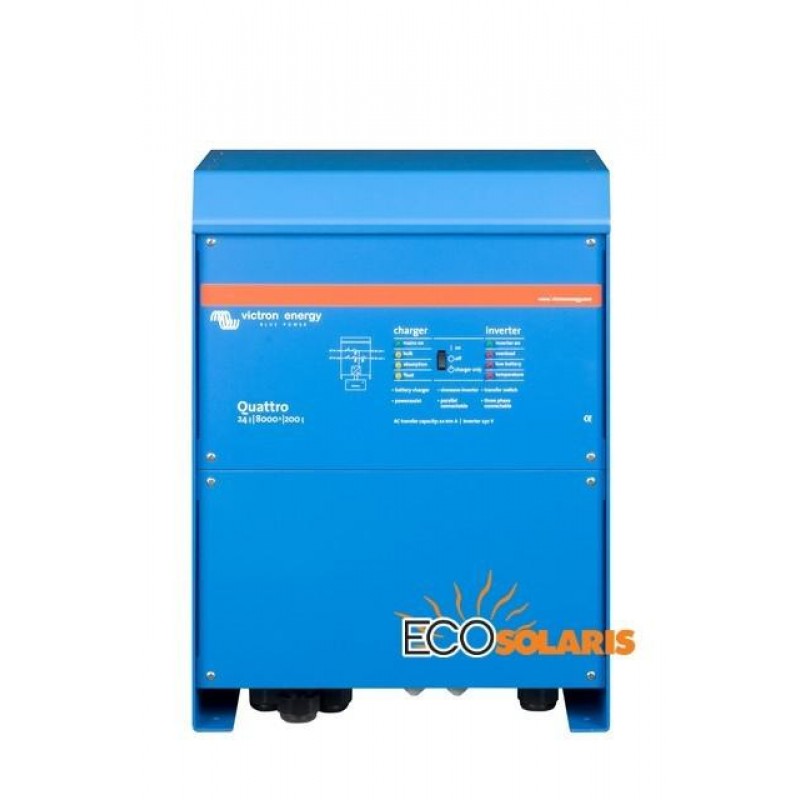 Invertor Victron Quattro 48V 8000VA 110/100-100 Invertor Victron Quattro 48V 8000VA 110/100-100 - Panouri Fotovoltaice