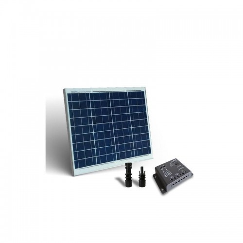 KIT SOLAR BASE 50W 12V PANOU SOLAR CONTROLER 5A-PWM - Panouri Fotovoltaice