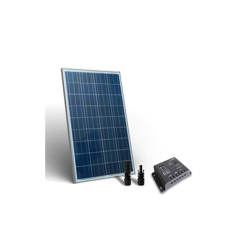 KIT SOLAR BASE 80W PANOU SOLAR CONTROLER 12V 5A - PWM KIT SOLAR BASE 80W PANOU SOLAR CONTROLER 12V 5A - PWM - Panouri Fotovoltaice