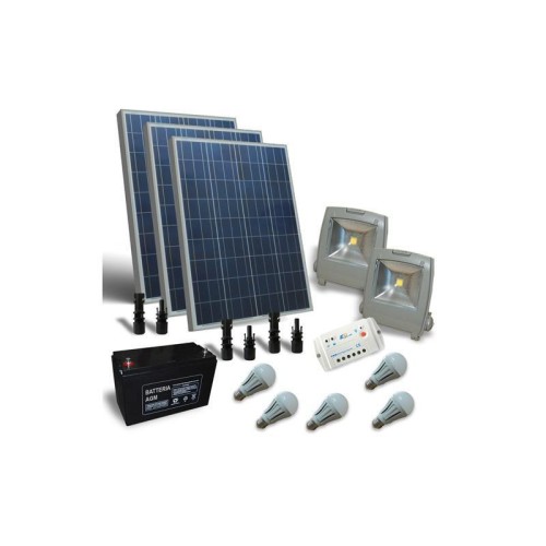 KIT SOLAR FOTOVOLTAIC PENTRU ILUMINAT 12V 300W / 1800W zi