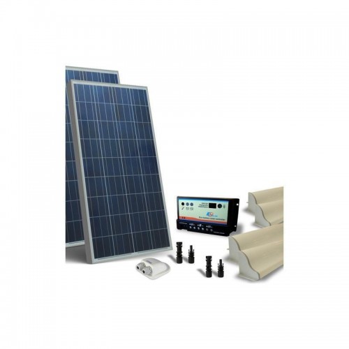 KIT SOLAR FOTOVOLTAIC RULOTA 12V 300W / 1800W zi BASE - Panouri Fotovoltaice