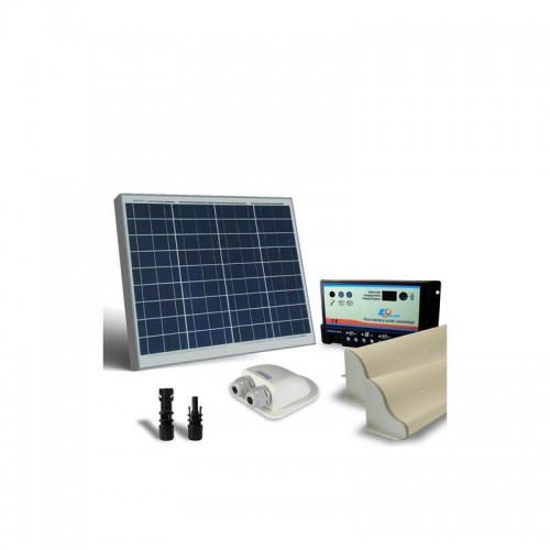 KIT SOLAR FOTOVOLTAIC RULOTA 50W 12V /300W zi BASE - Panouri Fotovoltaice