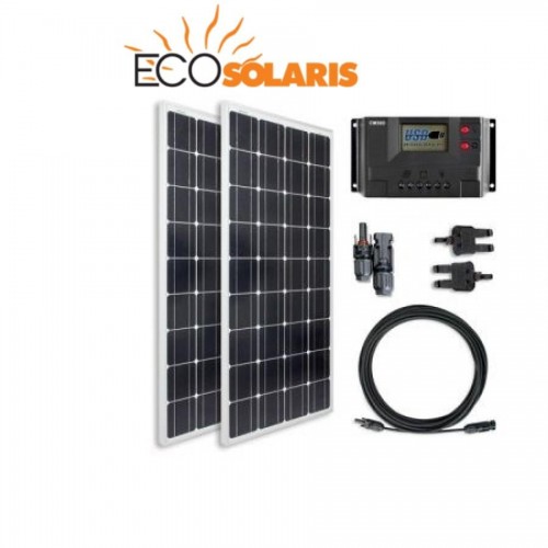 Kit fotovoltaic rulota 200W mono (1200W/zi) - Panouri Fotovoltaice