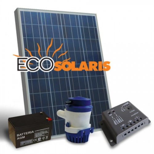 Kit solar fotovoltaic 12V pentru iaz - Panouri Fotovoltaice