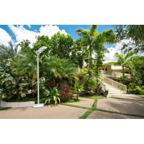 Stalp de iluminat cu Lampa echipata panou solar - Panouri Fotovoltaice