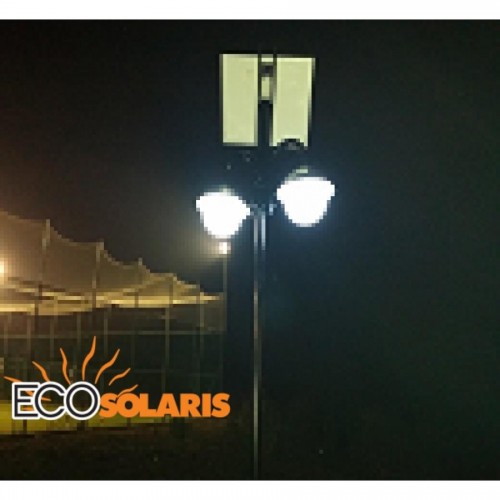Stalp de iluminat solar 2x5W - Panouri Fotovoltaice