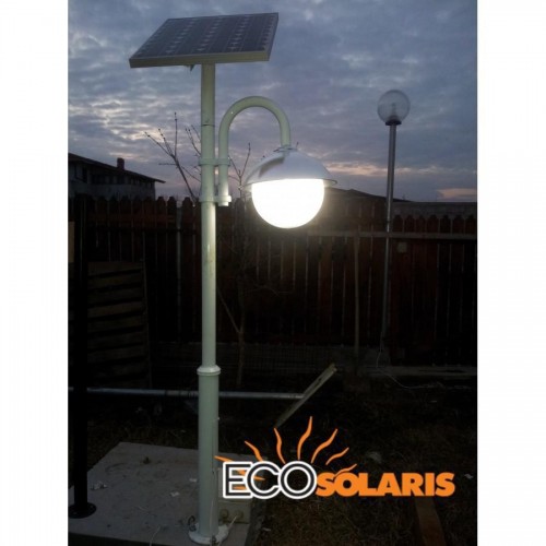 Stalp fotovoltaic cu lampa led 7w - Panouri Fotovoltaice