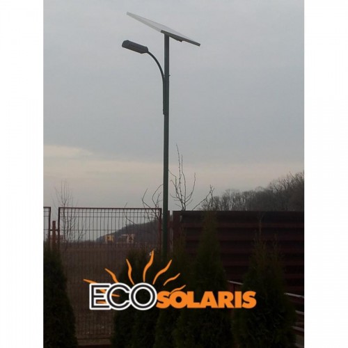 Stalp solar 4m cu lampa led 20W - Panouri Fotovoltaice