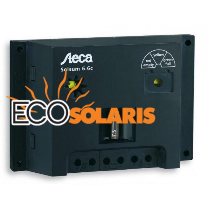 Controler Steca Solsum 6.6F 6A/12-24V Controler Steca Solsum 6.6F 6A/12-24V - Panouri Fotovoltaice