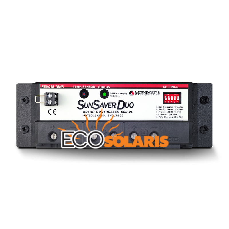 SunSaver Duo PWM 12V 25A SunSaver Duo PWM 12V 25A - Panouri Fotovoltaice