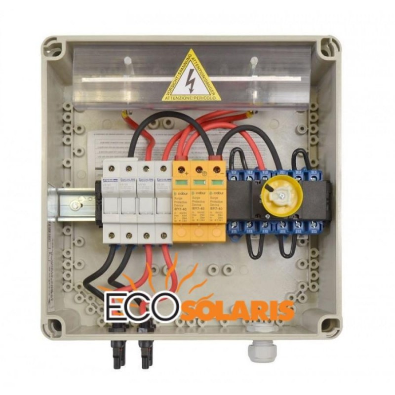 Tablou protectie fotovoltaice 2 stringuri Tablou protectie fotovoltaice 2 stringuri - Panouri Fotovoltaice