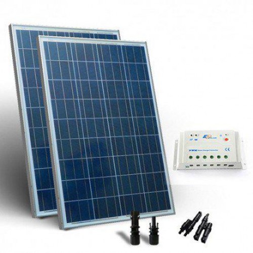 KIT SOLAR BASE 260W PANOU SOLAR CONTROLER 12V 20A - PWM - Panouri Fotovoltaice